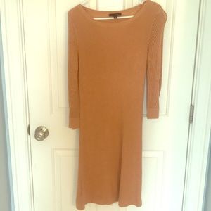 Beige cotton sweater dress size XS